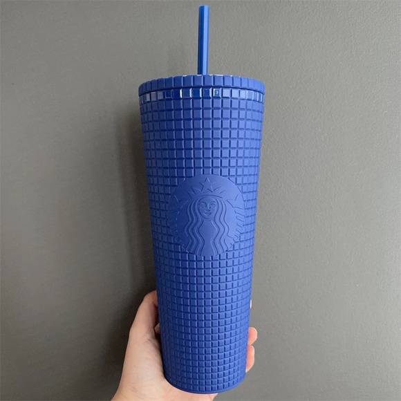 Kitchen Starbucks Mexico Blue Grid Cup Tumbler Poshmark